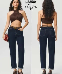 Jeansy Damskie,size xs-xl,paczka 12szt,1kolor