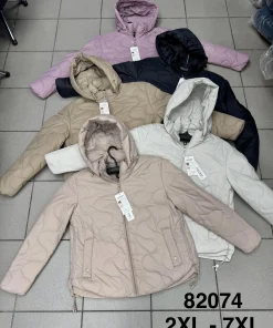 Kurtki Damskie ,Size 2xl-7xl,paczka 6szt, 1kolor