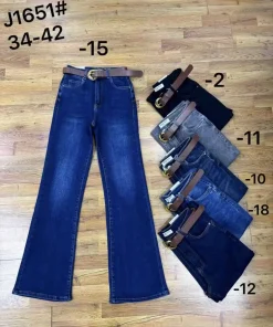 Jeansy Damskie,size 34-42,Paczka 10szt,1kolor