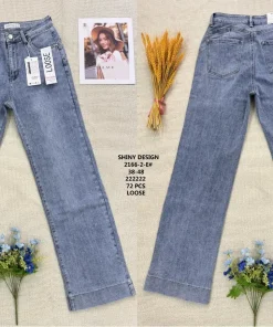 Jeansy Damskie,size 38-48,Paczka 12szt ,1 kolor