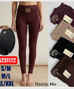 Leginsy Damskie,size s/m-xl/2xl,paczka 12szt,mix kolor
