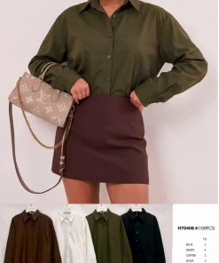 Koszule Damskie ,Size uni,paczka 10szt, mix kolor