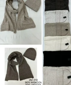 Komplety Czapki Damskie ,paczka 12szt, mix kolor