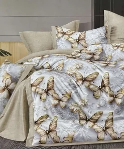Komplet pościeli 5D 100% satyna - bawełna 4 Częściowy Rozmiar : 160/200