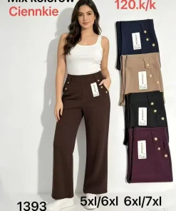 Spodnie Damskie,size 5/6-8/9xl,Paczka 12szt ,mix kolor