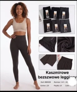 Leginsy Damskie,size s/m-l/xl,Paczka 12szt ,mix kolor