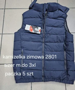 Kamizelki MĘSKIE,size m-3xl,Paczka 5szt,1kolor