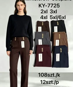 Spodnie Damskie,size 2/3-5/6xl,Paczka 12szt,mix kolor