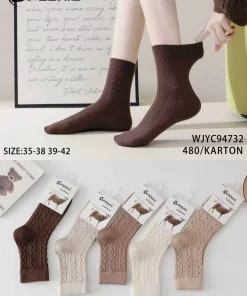 Skarpety Damskie,size 35-42,Paczka 40szt,mix kolor