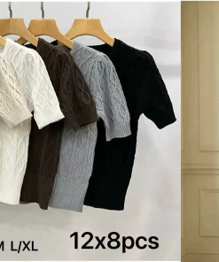 Swetry damskie,Size s/m-l/xl,paczka 8szt,mix kolor