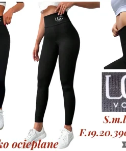 Leginsy Damskie,size s/m-xl/2xl,paczka 12szt,1kolor