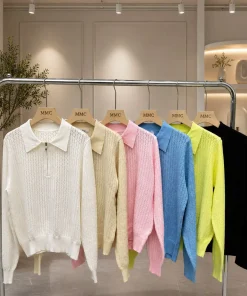 Swetry Damskie,size uni,Paczka 6szt,mix kolor