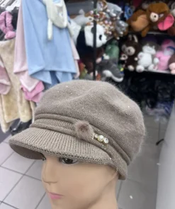 Czapki Damskie,Paczka 12szt,mix kolor