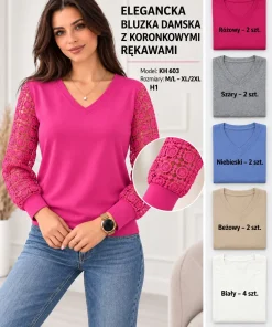 Bluzki damskie ,size m/l-xl/2xl,Paczka 12szt ,mix kolor