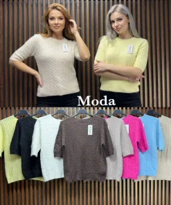 Swetry damskie,Size uni,paczka 6szt,mix kolor
