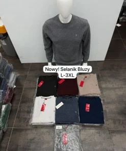 Bluzy MĘSKA ,size m-2xl,paczka 12szt,mix kolor