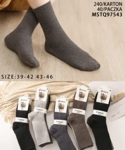 Skarpety MĘSKIE,size 39-46,Paczka 40szt,mix kolor
