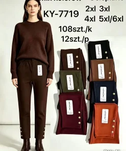 Spodnie Damskie,size 2/3-5/6xl,Paczka 12szt ,mix kolor