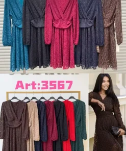 Sukienki Damskie WŁOSKA,Size uni,paczka 6szt, mix kolor