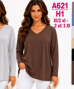 Bluzki damskie,size l/xl-2/3xl,paczka 12szt,mix kolor