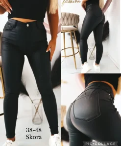 Spodnie skórzane Damskie,size 38-48,paczka 10szt,1kolor