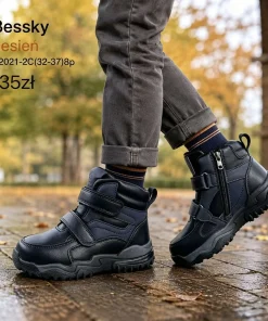 Buty Botki DZIECIĘCE 32-37 8par)