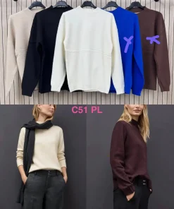 Swetry Damskie WŁOSKA,Size uni,paczka 6szt, mix kolor