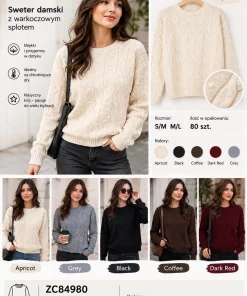 Swetry damskie,size uni,Paczka 10szt,mix kolor