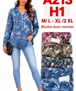Bluzki damskie,size m/l-xl/2xl,paczka 12szt,mix kolor
