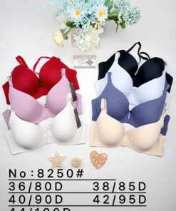 Biustonosz D Damskie,size 36/80-44/100,Paczka 6szt ,1kolor