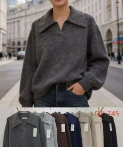Swetry Damskie,size m/l-xl/2xl,paczka 12szt,mix kolor