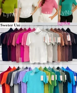 Swetry damskie,size uni,paczka 6szt,mix kolor