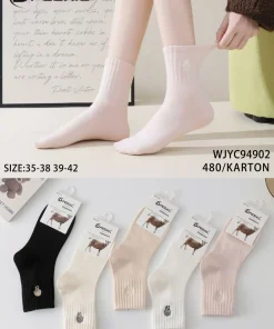 Skarpety Damskie,size 35-42,Paczka 40szt ,mix kolor