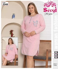 Koszule nocne Damskie,size 2xl-4xl,Paczka 12szt ,1 kolor
