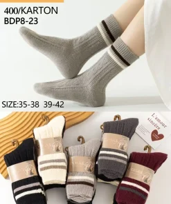 Skarpety Damskie,size 35-42,Paczka 40szt,mix kolor