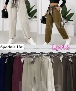 Spodnie Damskie WŁOSKA,Size uni,paczka 6szt, mix kolor