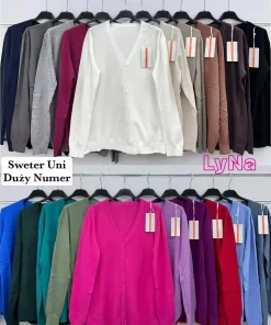 Swetry damskie,size uni,paczka 6szt,mix kolor
