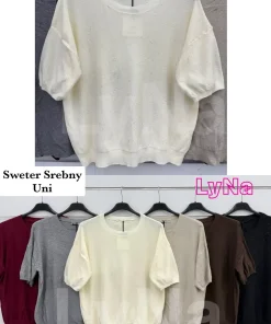 Swetry Damskie WŁOSKA,Size uni,paczka 6szt, mix kolor
