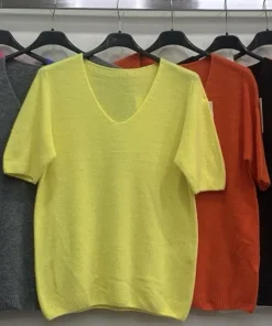 Swetry Damskie WŁOSKA,Size uni,paczka 6szt, mix kolor