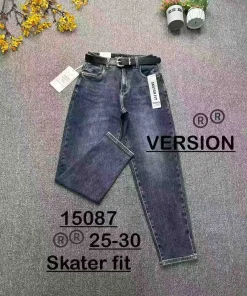 Jeansy Damskie,size 25-30,Paczka 12szt,1kolor