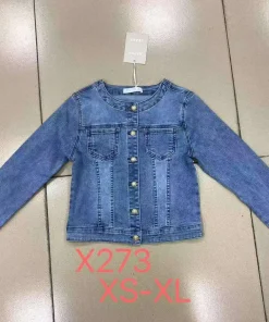 Kurtki Jeansowe Damskie, size 40-48,paczka 10szt,1kolor