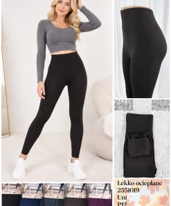 Leginsy Damskie, size uni,paczka 12szt,mix kolor