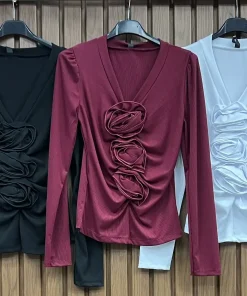 Bluzki Damskie WŁOSKA,Size uni,paczka 6szt, mix kolor