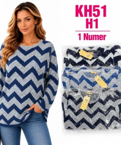 Swetry damskie,size uni,paczka 12szt,mix kolor