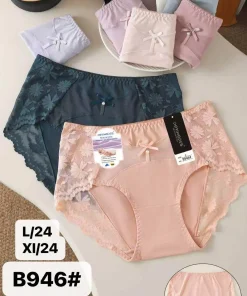 Majtki Damskie,size L,Paczka 24szt ,mix kolor