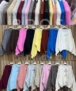 Swetry Damskie,size uni,paczka 6szt, mix kolor