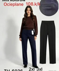 Spodnie Damskie,size 2/3-5/6xl,Paczka 12szt,mix kolor