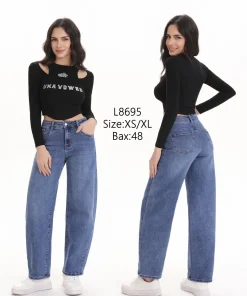 Jeansy damskie ,size xs-xl,Paczka 12szt ,1kolor