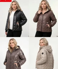 Kurtki Damskie,size 3xl-7xl,Paczka 5szt ,1kolor
