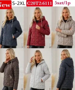 Kurtki Damskie,size s-2xl,Paczka 5szt ,1kolor